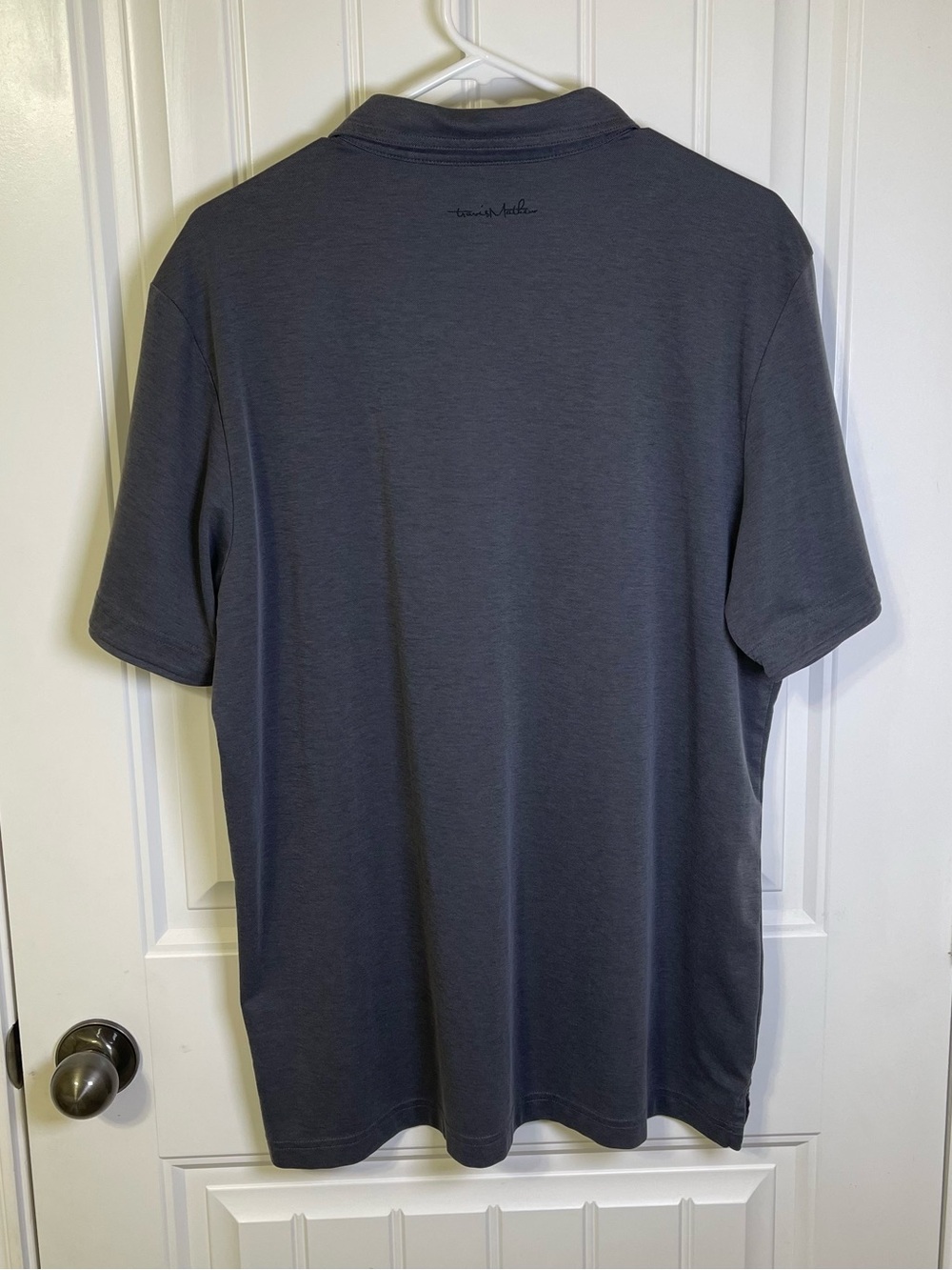 Travis Mathew Heather Polo Men's XL Short Sleeve Grey Polo Stretch Lightweight - Picture 2 of 10